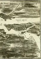 An illustration from The iconography of Manhattan Island, 1498-1909 : compiled from original sources and illustrated by photo-intaglio reproductions of important maps, plans, views, and documents in public and private collections (1915)