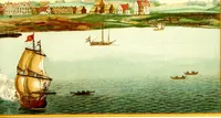 Picture 2 of 133 from The iconography of Manhattan Island, 1498-1909 : compiled from original sources and illustrated by photo-intaglio reproductions of important maps, plans, views, and documents in public and private collections (1915), leaf 12