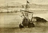 An illustration from The iconography of Manhattan Island, 1498-1909 : compiled from original sources and illustrated by photo-intaglio reproductions of important maps, plans, views, and documents in public and private collections (1915)