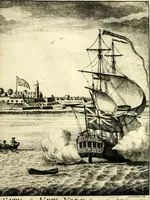 An illustration from The iconography of Manhattan Island, 1498-1909 : compiled from original sources and illustrated by photo-intaglio reproductions of important maps, plans, views, and documents in public and private collections (1915)
