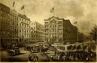 An illustration from The iconography of Manhattan Island, 1498-1909 : compiled from original sources and illustrated by photo-intaglio reproductions of important maps, plans, views, and documents in public and private collections (1915)