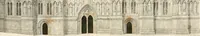 An illustration from Iconography of the west front of Wells cathedral, with an appendix on the sculptures of other medieval churches in England; (1851)