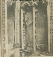 An illustration from Iconography of the west front of Wells cathedral, with an appendix on the sculptures of other medieval churches in England; (1851)