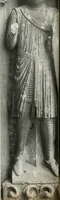 An illustration from Iconography of the west front of Wells cathedral, with an appendix on the sculptures of other medieval churches in England; (1851)