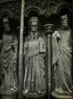 An illustration from Iconography of the west front of Wells cathedral, with an appendix on the sculptures of other medieval churches in England; (1851)
