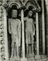An illustration from Iconography of the west front of Wells cathedral, with an appendix on the sculptures of other medieval churches in England; (1851)