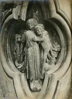 An illustration from Iconography of the west front of Wells cathedral, with an appendix on the sculptures of other medieval churches in England; (1851)