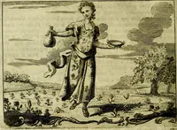 An illustration from Iconologia del cavaliere Cesare Ripa, perugino (1764)