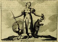An illustration from Iconologia del cavaliere Cesare Ripa, perugino (1764)