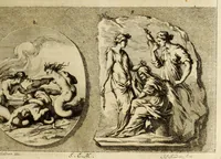 Picture 7 of 14 from Iconologia deorum, oder Abbildung der götter : welche von den alten verehret Worden ... samt dero eigentlicher Beschreibung und Erklärung der heidnischen Tempel-ceremonien, auch Vorbildung der thiere und anderer Sachen ... (1680), leaf 171