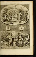 An illustration from Iconologia deorum, oder Abbildung der götter : welche von den alten verehret Worden ... samt dero eigentlicher Beschreibung und Erklärung der heidnischen Tempel-ceremonien, auch Vorbildung der thiere und anderer Sachen ... (1680)