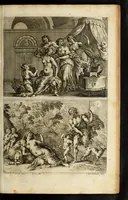 An illustration from Iconologia deorum, oder Abbildung der götter : welche von den alten verehret Worden ... samt dero eigentlicher Beschreibung und Erklärung der heidnischen Tempel-ceremonien, auch Vorbildung der thiere und anderer Sachen ... (1680)