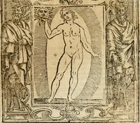 An illustration from Iconologia di Cesare Ripa perugino, cavre. de sti. Mauritio, e Lazzaro : nella quale si descriuono diuerse imagini di virtù, vitij, affetti, passioni humane, arti, discipline, humori, elementi, corpi celesti, prouincie d'Italia, fiumi, tutte le parti del mondo, ed altere infinite materie : opera vtile ad oratori, predicatori, poeti, pittori, scultori, disegnatori, e ad ogni studioso .. (1613)