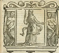 An illustration from Iconologia di Cesare Ripa perugino, cavre. de sti. Mauritio, e Lazzaro : nella quale si descriuono diuerse imagini di virtù, vitij, affetti, passioni humane, arti, discipline, humori, elementi, corpi celesti, prouincie d'Italia, fiumi, tutte le parti del mondo, ed altere infinite materie : opera vtile ad oratori, predicatori, poeti, pittori, scultori, disegnatori, e ad ogni studioso .. (1613)