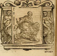 Picture 59 of 209 from Iconologia di Cesare Ripa perugino, cavre. de sti. Mauritio, e Lazzaro : nella quale si descriuono diuerse imagini di virtù, vitij, affetti, passioni humane, arti, discipline, humori, elementi, corpi celesti, prouincie d'Italia, fiumi, tutte le parti del mondo, ed altere infinite materie : opera vtile ad oratori, predicatori, poeti, pittori, scultori, disegnatori, e ad ogni studioso .. (1613), leaf 199