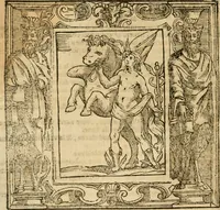 An illustration from Iconologia di Cesare Ripa perugino, cavre. de sti. Mauritio, e Lazzaro : nella quale si descriuono diuerse imagini di virtù, vitij, affetti, passioni humane, arti, discipline, humori, elementi, corpi celesti, prouincie d'Italia, fiumi, tutte le parti del mondo, ed altere infinite materie : opera vtile ad oratori, predicatori, poeti, pittori, scultori, disegnatori, e ad ogni studioso .. (1613)