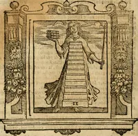 An illustration from Iconologia di Cesare Ripa perugino, cavre. de sti. Mauritio, e Lazzaro : nella quale si descriuono diuerse imagini di virtù, vitij, affetti, passioni humane, arti, discipline, humori, elementi, corpi celesti, prouincie d'Italia, fiumi, tutte le parti del mondo, ed altere infinite materie : opera vtile ad oratori, predicatori, poeti, pittori, scultori, disegnatori, e ad ogni studioso .. (1613)