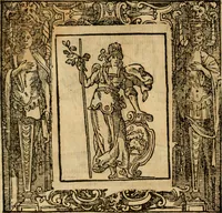 An illustration from Iconologia di Cesare Ripa perugino, cavre. de sti. Mauritio, e Lazzaro : nella quale si descriuono diuerse imagini di virtù, vitij, affetti, passioni humane, arti, discipline, humori, elementi, corpi celesti, prouincie d'Italia, fiumi, tutte le parti del mondo, ed altere infinite materie : opera vtile ad oratori, predicatori, poeti, pittori, scultori, disegnatori, e ad ogni studioso .. (1613)
