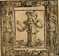 An illustration from Iconologia di Cesare Ripa perugino, cavre. de sti. Mauritio, e Lazzaro : nella quale si descriuono diuerse imagini di virtù, vitij, affetti, passioni humane, arti, discipline, humori, elementi, corpi celesti, prouincie d'Italia, fiumi, tutte le parti del mondo, ed altere infinite materie : opera vtile ad oratori, predicatori, poeti, pittori, scultori, disegnatori, e ad ogni studioso .. (1613)