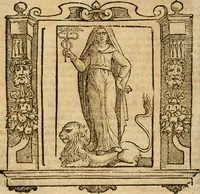 An illustration from Iconologia di Cesare Ripa perugino, cavre. de sti. Mauritio, e Lazzaro : nella quale si descriuono diuerse imagini di virtù, vitij, affetti, passioni humane, arti, discipline, humori, elementi, corpi celesti, prouincie d'Italia, fiumi, tutte le parti del mondo, ed altere infinite materie : opera vtile ad oratori, predicatori, poeti, pittori, scultori, disegnatori, e ad ogni studioso .. (1613)