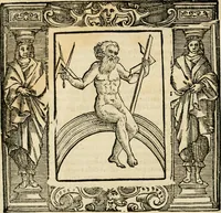 An illustration from Iconologia di Cesare Ripa perugino, cavre. de sti. Mauritio, e Lazzaro : nella quale si descriuono diuerse imagini di virtù, vitij, affetti, passioni humane, arti, discipline, humori, elementi, corpi celesti, prouincie d'Italia, fiumi, tutte le parti del mondo, ed altere infinite materie : opera vtile ad oratori, predicatori, poeti, pittori, scultori, disegnatori, e ad ogni studioso .. (1613)