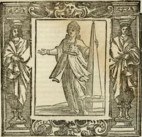Picture 92 of 209 from Iconologia di Cesare Ripa perugino, cavre. de sti. Mauritio, e Lazzaro : nella quale si descriuono diuerse imagini di virtù, vitij, affetti, passioni humane, arti, discipline, humori, elementi, corpi celesti, prouincie d'Italia, fiumi, tutte le parti del mondo, ed altere infinite materie : opera vtile ad oratori, predicatori, poeti, pittori, scultori, disegnatori, e ad ogni studioso .. (1613), leaf 312