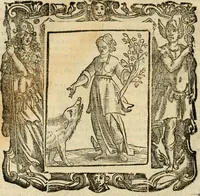 An illustration from Iconologia di Cesare Ripa perugino, cavre. de sti. Mauritio, e Lazzaro : nella quale si descriuono diuerse imagini di virtù, vitij, affetti, passioni humane, arti, discipline, humori, elementi, corpi celesti, prouincie d'Italia, fiumi, tutte le parti del mondo, ed altere infinite materie : opera vtile ad oratori, predicatori, poeti, pittori, scultori, disegnatori, e ad ogni studioso .. (1613)