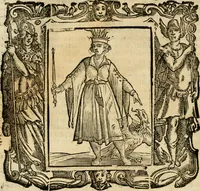 An illustration from Iconologia di Cesare Ripa perugino, cavre. de sti. Mauritio, e Lazzaro : nella quale si descriuono diuerse imagini di virtù, vitij, affetti, passioni humane, arti, discipline, humori, elementi, corpi celesti, prouincie d'Italia, fiumi, tutte le parti del mondo, ed altere infinite materie : opera vtile ad oratori, predicatori, poeti, pittori, scultori, disegnatori, e ad ogni studioso .. (1613)