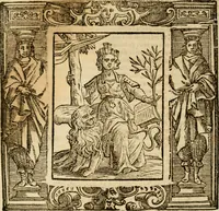 An illustration from Iconologia di Cesare Ripa perugino, cavre. de sti. Mauritio, e Lazzaro : nella quale si descriuono diuerse imagini di virtù, vitij, affetti, passioni humane, arti, discipline, humori, elementi, corpi celesti, prouincie d'Italia, fiumi, tutte le parti del mondo, ed altere infinite materie : opera vtile ad oratori, predicatori, poeti, pittori, scultori, disegnatori, e ad ogni studioso .. (1613)