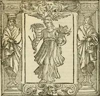 An illustration from Iconologia di Cesare Ripa perugino, cavre. de sti. Mauritio, e Lazzaro : nella quale si descriuono diuerse imagini di virtù, vitij, affetti, passioni humane, arti, discipline, humori, elementi, corpi celesti, prouincie d'Italia, fiumi, tutte le parti del mondo, ed altere infinite materie : opera vtile ad oratori, predicatori, poeti, pittori, scultori, disegnatori, e ad ogni studioso .. (1613)