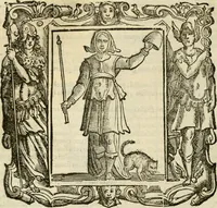 An illustration from Iconologia di Cesare Ripa perugino, cavre. de sti. Mauritio, e Lazzaro : nella quale si descriuono diuerse imagini di virtù, vitij, affetti, passioni humane, arti, discipline, humori, elementi, corpi celesti, prouincie d'Italia, fiumi, tutte le parti del mondo, ed altere infinite materie : opera vtile ad oratori, predicatori, poeti, pittori, scultori, disegnatori, e ad ogni studioso .. (1613)
