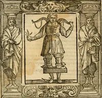 An illustration from Iconologia di Cesare Ripa perugino, cavre. de sti. Mauritio, e Lazzaro : nella quale si descriuono diuerse imagini di virtù, vitij, affetti, passioni humane, arti, discipline, humori, elementi, corpi celesti, prouincie d'Italia, fiumi, tutte le parti del mondo, ed altere infinite materie : opera vtile ad oratori, predicatori, poeti, pittori, scultori, disegnatori, e ad ogni studioso .. (1613)