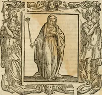 An illustration from Iconologia di Cesare Ripa perugino, cavre. de sti. Mauritio, e Lazzaro : nella quale si descriuono diuerse imagini di virtù, vitij, affetti, passioni humane, arti, discipline, humori, elementi, corpi celesti, prouincie d'Italia, fiumi, tutte le parti del mondo, ed altere infinite materie : opera vtile ad oratori, predicatori, poeti, pittori, scultori, disegnatori, e ad ogni studioso .. (1613)