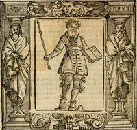 An illustration from Iconologia di Cesare Ripa perugino, cavre. de sti. Mauritio, e Lazzaro : nella quale si descriuono diuerse imagini di virtù, vitij, affetti, passioni humane, arti, discipline, humori, elementi, corpi celesti, prouincie d'Italia, fiumi, tutte le parti del mondo, ed altere infinite materie : opera vtile ad oratori, predicatori, poeti, pittori, scultori, disegnatori, e ad ogni studioso .. (1613)