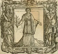 An illustration from Iconologia di Cesare Ripa perugino, cavre. de sti. Mauritio, e Lazzaro : nella quale si descriuono diuerse imagini di virtù, vitij, affetti, passioni humane, arti, discipline, humori, elementi, corpi celesti, prouincie d'Italia, fiumi, tutte le parti del mondo, ed altere infinite materie : opera vtile ad oratori, predicatori, poeti, pittori, scultori, disegnatori, e ad ogni studioso .. (1613)