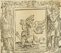 An illustration from Iconologia di Cesare Ripa perugino, cavre. de sti. Mauritio, e Lazzaro : nella quale si descriuono diuerse imagini di virtù, vitij, affetti, passioni humane, arti, discipline, humori, elementi, corpi celesti, prouincie d'Italia, fiumi, tutte le parti del mondo, ed altere infinite materie : opera vtile ad oratori, predicatori, poeti, pittori, scultori, disegnatori, e ad ogni studioso .. (1613)