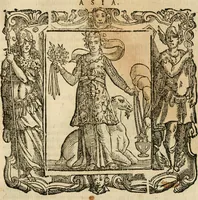 An illustration from Iconologia di Cesare Ripa perugino, cavre. de sti. Mauritio, e Lazzaro : nella quale si descriuono diuerse imagini di virtù, vitij, affetti, passioni humane, arti, discipline, humori, elementi, corpi celesti, prouincie d'Italia, fiumi, tutte le parti del mondo, ed altere infinite materie : opera vtile ad oratori, predicatori, poeti, pittori, scultori, disegnatori, e ad ogni studioso .. (1613)