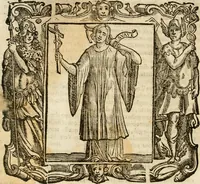 An illustration from Iconologia di Cesare Ripa perugino, cavre. de sti. Mauritio, e Lazzaro : nella quale si descriuono diuerse imagini di virtù, vitij, affetti, passioni humane, arti, discipline, humori, elementi, corpi celesti, prouincie d'Italia, fiumi, tutte le parti del mondo, ed altere infinite materie : opera vtile ad oratori, predicatori, poeti, pittori, scultori, disegnatori, e ad ogni studioso .. (1613)