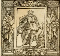An illustration from Iconologia di Cesare Ripa perugino, cavre. de sti. Mauritio, e Lazzaro : nella quale si descriuono diuerse imagini di virtù, vitij, affetti, passioni humane, arti, discipline, humori, elementi, corpi celesti, prouincie d'Italia, fiumi, tutte le parti del mondo, ed altere infinite materie : opera vtile ad oratori, predicatori, poeti, pittori, scultori, disegnatori, e ad ogni studioso .. (1613)