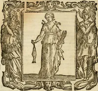An illustration from Iconologia di Cesare Ripa perugino, cavre. de sti. Mauritio, e Lazzaro : nella quale si descriuono diuerse imagini di virtù, vitij, affetti, passioni humane, arti, discipline, humori, elementi, corpi celesti, prouincie d'Italia, fiumi, tutte le parti del mondo, ed altere infinite materie : opera vtile ad oratori, predicatori, poeti, pittori, scultori, disegnatori, e ad ogni studioso .. (1613)