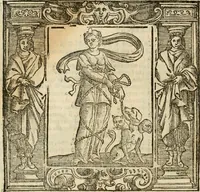 An illustration from Iconologia di Cesare Ripa perugino, cavre. de sti. Mauritio, e Lazzaro : nella quale si descriuono diuerse imagini di virtù, vitij, affetti, passioni humane, arti, discipline, humori, elementi, corpi celesti, prouincie d'Italia, fiumi, tutte le parti del mondo, ed altere infinite materie : opera vtile ad oratori, predicatori, poeti, pittori, scultori, disegnatori, e ad ogni studioso .. (1613)