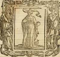 An illustration from Iconologia di Cesare Ripa perugino, cavre. de sti. Mauritio, e Lazzaro : nella quale si descriuono diuerse imagini di virtù, vitij, affetti, passioni humane, arti, discipline, humori, elementi, corpi celesti, prouincie d'Italia, fiumi, tutte le parti del mondo, ed altere infinite materie : opera vtile ad oratori, predicatori, poeti, pittori, scultori, disegnatori, e ad ogni studioso .. (1613)