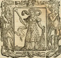 An illustration from Iconologia di Cesare Ripa perugino, cavre. de sti. Mauritio, e Lazzaro : nella quale si descriuono diuerse imagini di virtù, vitij, affetti, passioni humane, arti, discipline, humori, elementi, corpi celesti, prouincie d'Italia, fiumi, tutte le parti del mondo, ed altere infinite materie : opera vtile ad oratori, predicatori, poeti, pittori, scultori, disegnatori, e ad ogni studioso .. (1613)