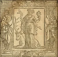 An illustration from Iconologia di Cesare Ripa perugino, cavre. de sti. Mauritio, e Lazzaro : nella quale si descriuono diuerse imagini di virtù, vitij, affetti, passioni humane, arti, discipline, humori, elementi, corpi celesti, prouincie d'Italia, fiumi, tutte le parti del mondo, ed altere infinite materie : opera vtile ad oratori, predicatori, poeti, pittori, scultori, disegnatori, e ad ogni studioso .. (1613)
