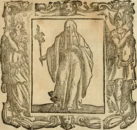 An illustration from Iconologia di Cesare Ripa perugino, cavre. de sti. Mauritio, e Lazzaro : nella quale si descriuono diuerse imagini di virtù, vitij, affetti, passioni humane, arti, discipline, humori, elementi, corpi celesti, prouincie d'Italia, fiumi, tutte le parti del mondo, ed altere infinite materie : opera vtile ad oratori, predicatori, poeti, pittori, scultori, disegnatori, e ad ogni studioso .. (1613)