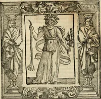 An illustration from Iconologia di Cesare Ripa perugino, cavre. de sti. Mauritio, e Lazzaro : nella quale si descriuono diuerse imagini di virtù, vitij, affetti, passioni humane, arti, discipline, humori, elementi, corpi celesti, prouincie d'Italia, fiumi, tutte le parti del mondo, ed altere infinite materie : opera vtile ad oratori, predicatori, poeti, pittori, scultori, disegnatori, e ad ogni studioso .. (1613)