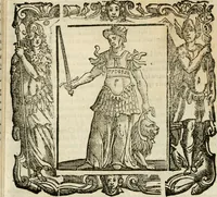 An illustration from Iconologia di Cesare Ripa perugino, cavre. de sti. Mauritio, e Lazzaro : nella quale si descriuono diuerse imagini di virtù, vitij, affetti, passioni humane, arti, discipline, humori, elementi, corpi celesti, prouincie d'Italia, fiumi, tutte le parti del mondo, ed altere infinite materie : opera vtile ad oratori, predicatori, poeti, pittori, scultori, disegnatori, e ad ogni studioso .. (1613)
