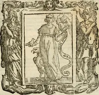 An illustration from Iconologia di Cesare Ripa perugino, cavre. de sti. Mauritio, e Lazzaro : nella quale si descriuono diuerse imagini di virtù, vitij, affetti, passioni humane, arti, discipline, humori, elementi, corpi celesti, prouincie d'Italia, fiumi, tutte le parti del mondo, ed altere infinite materie : opera vtile ad oratori, predicatori, poeti, pittori, scultori, disegnatori, e ad ogni studioso .. (1613)