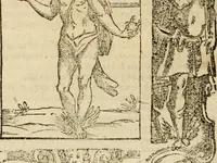 An illustration from Iconologia di Cesare Ripa perugino, cavre. de sti. Mauritio, e Lazzaro : nella quale si descriuono diuerse imagini di virtù, vitij, affetti, passioni humane, arti, discipline, humori, elementi, corpi celesti, prouincie d'Italia, fiumi, tutte le parti del mondo, ed altere infinite materie : opera vtile ad oratori, predicatori, poeti, pittori, scultori, disegnatori, e ad ogni studioso .. (1613)