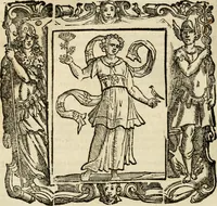 An illustration from Iconologia di Cesare Ripa perugino, cavre. de sti. Mauritio, e Lazzaro : nella quale si descriuono diuerse imagini di virtù, vitij, affetti, passioni humane, arti, discipline, humori, elementi, corpi celesti, prouincie d'Italia, fiumi, tutte le parti del mondo, ed altere infinite materie : opera vtile ad oratori, predicatori, poeti, pittori, scultori, disegnatori, e ad ogni studioso .. (1613)